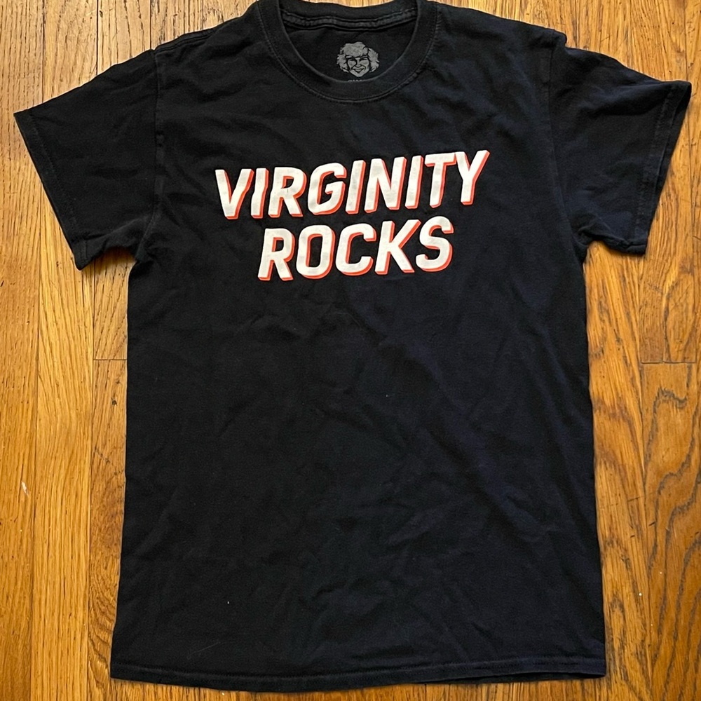 Black Graphic Tee with Bold Statement